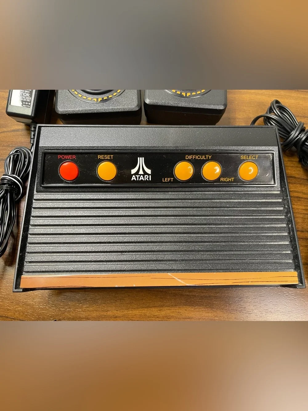 Atari Flashback classic game console with two controllers